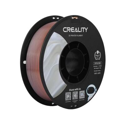 Creality pla 3d printer filament, silk rainbow, printing temperature: 190-220, filament diameter: 1.75mm, tensile strength: 60mpa, size of filament wheel: diameter 200mm, height 66mm, hole diameter 56mm. utilizare: pana la 6 luni de la deschiderea ambalaj