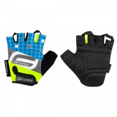 Manusi force kid f square albastru/fluo xl