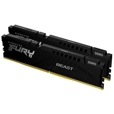 Memorie ram kingston ddr5 128gb 5600mhz cl 36 1.25v fury beast black