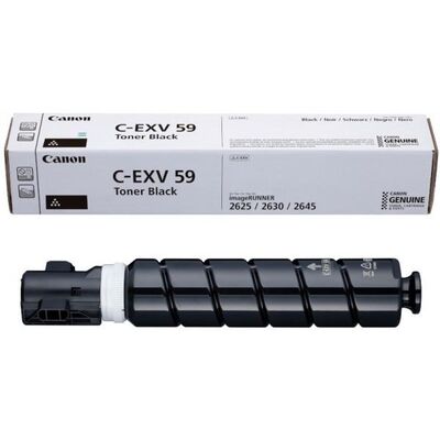 Toner canon c-exv59b, black, capacitate 30k pagini, pentru ir 2625i/2630i/2645i.