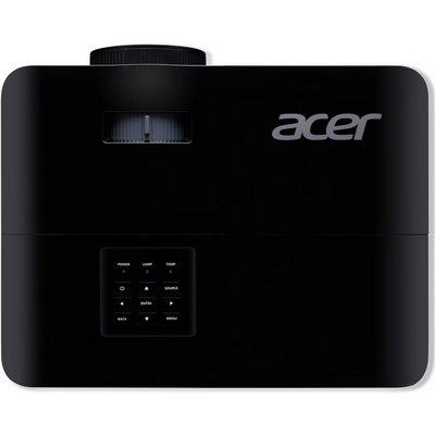 Videoproiector acer x1228, xga 1024* 768, up to wuxga 1920*1200, 4.800 lumeni, 4:3/ 16:9, 20.000:1, diagonala maxima 300'', distanta maxima de proiectie 11.8 m, boxa 3w, lampa 5.000 ore/ 15.000 ore, 27 db, 2.8 kg, d-sub, 2* hdmi, pc audio in/ out, composi