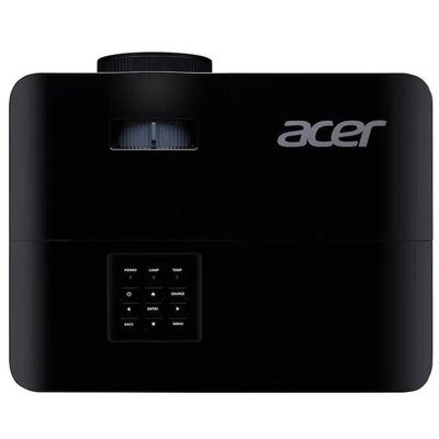 Videoproiector acer x139, wxga 1280*800, up to wuxga 1920*1200, 4.800 lumeni, 16:10/ 16:9/ 4:3, 20.000:1, zoom optic 1.1x, distanta maxima proiectie 10 m, dimensiune maxima imagine 300'', boxa 3w, lampa 5.000/ 20.000 ore, 29 db,2.4 kg, d-sub, composite vi