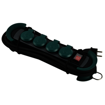 Bachmann  hook outdoor 4xcee7/3 verde 4,0m cee7/7