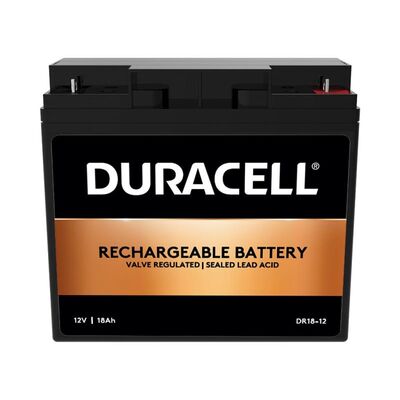 Baterie auto duracell, voltaj 12v 18ah vrla, capacitate 18000 mah