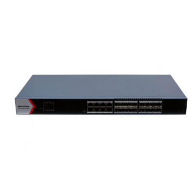 24 port aggregation switch hikvision ds-3e1524-si-16f8t 8 x gigabit rj45 port,16 x gigabit fiber optical port support dhcp snooping support 802.1q vlan support acl list support stp/erps loop prevention, storm control support arp anti-spoofing support snmp