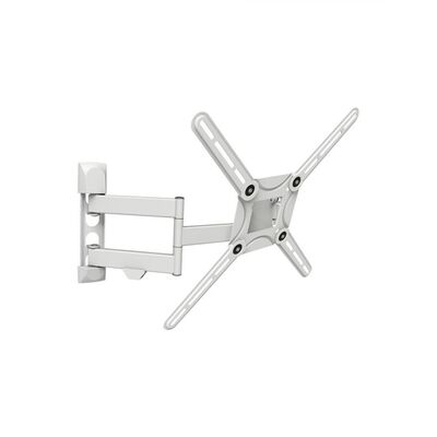 suport tv de perete, barkan 3400w.w, fix, 29"- 65", vesa 400 x 400 mm, suporta pana la 40kg, alb