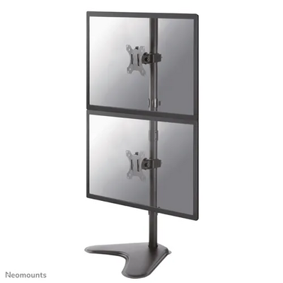 Suport monitor de birou dual, neomounts by newstar fpma-d550ddvblack, 10" - 32", vesa 100x100, suporta pana la 8kg, negru