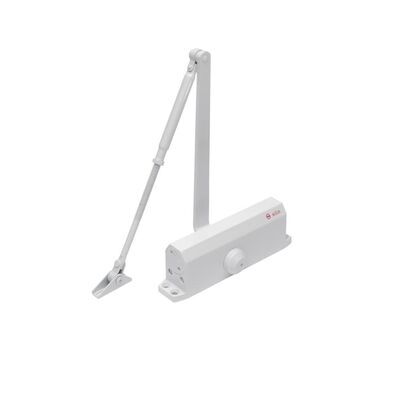 Amortizor hidraulic cu brat sa-5044aw-wh, alb; pentru: usi cu greutatea de 60-85 kg; latime usa ≤1050mm; ulei hidraulic termostabil; viteza de inchidere reglabila;