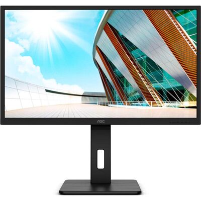 Monitor led aoc q32p2, 31.5inch, qhd ips, 4ms, 75hz, negru