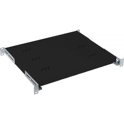Raft fix perforat triton 19" 1u/250 capacitate incarcare 40kg, gri