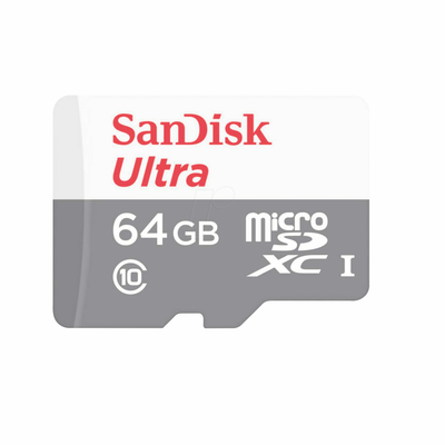 Card de memorie kingston microsdxc, 64gb, adaptor sd, class 10