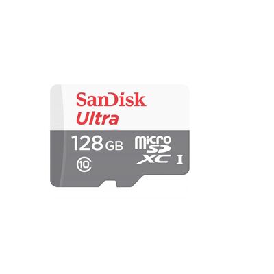 Card de memorie sandisk ultra microsd, 128gb, class 10