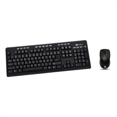 Kit tastatura + mouse serioux mkm5500, cu fir, multimedia, negru, usb
