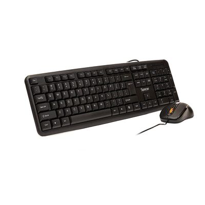 Kit tastatura si mouse spacer spds-s6201 cu fir, usb, tastatura „spkb- s62" + mouse optic „spmo-f01", black, „spds-s6201”