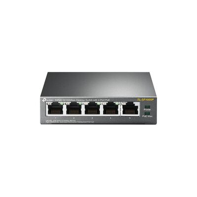 Switch tp-link tl-sf1005p, 5 port, 10/100 mbps