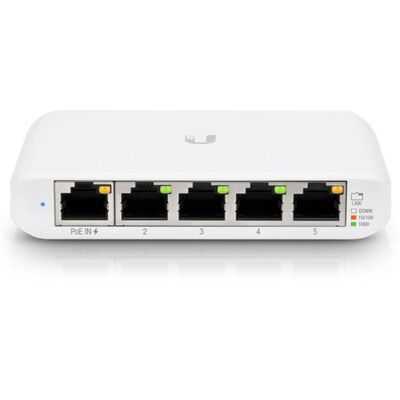 Switch ubiquiti unifi usw-flex mini, 5 port, 10/100/1000 mbps