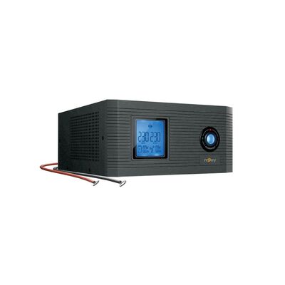 Ups njoy aira 1200 centrale de incalzire, 1.2kva / 1kva, 2 x prize conectate la baterie, display lcd, fara baterie (necesita acumulator extern de minim 40ah pentru a functiona)