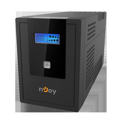 Ups njoy cadu 1500, 1500va/900w, afisaj lcd cu ecran tactil, 4 x prize schuko