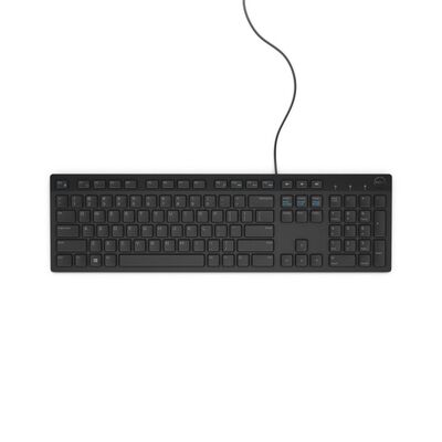 Tastatura dell keyboard multimedia kb216 ro, wired, neagra