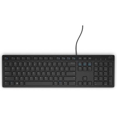 Tastatura dell keyboard multimedia kb216, wired, neagra