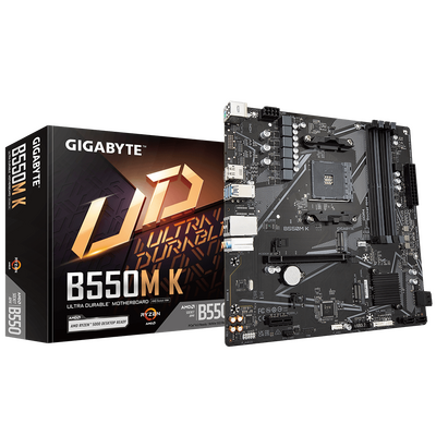 Placa de baza gigabyte b550m k am4 ddr4