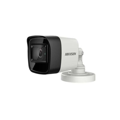 Camera de supraveghere hikvision turbo hd outdoor bullet, ds-2ce16h8t- it3f(2.8mm); 5mp; fixed lens: 2.8mm; 5mp@20fps, 4mp@25fps(p)/30fps(n) (default), exir, 40m ir, outdoor exir bullet, icr, 0.005 lux/f1.2, 12vdc, smart ir, true wdr,3d dnr, osd menu(up t
