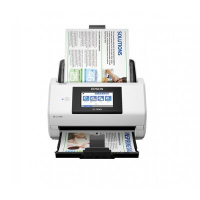 Scanner epson ds-790wn, dimensiune a4, tip sheetfed, viteza scanare: 45ppm alb-negru si color, rezolutie optica 600x600dpi, adf single pass 50 pagini, duplex, senzor ccd, scan to email, scan to email, scan to ftp, scan to microsoft sharepoint®, scan to we
