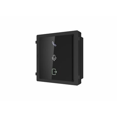 Modul indicator de stare videointerfon modular hikvision ds-kd-in;indica starea videointerfonului: apelare, deschidere usa; comunicareaudio bidirectionala; dimensiuni: 98.5 mm × 100 mm × 33.7 mm; protectie:ip65; temperatura de functionare: -40°c to +60°c;