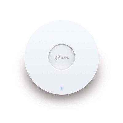 Wireless access point tp-link eap613, ax1800 wireless dual band indoor ceiling access point, 1× gigabit ethernet (rj-45) port, standard wireless: ieee 802.11ax/ac/n/g/b/a, dual-band 5 ghz: up to 1201 mbps, 2.4 ghz: up to 574 mbps, alimentare: 802.3at poe,