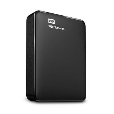 Hdd extern wd elements portable, 2tb, negru, usb 3.0
