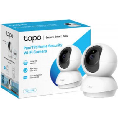 Camera supraveghere wifi tp-link, wireless tapo c200, senzor 1/2.9", 1080p, 15fps, cerințe sistem: ios 9+, android 4.4+, distanță focală: 4mm, f2.4, 2-way audio, microfon și difuzor încorporat, 2.4 ghz, wep, wpa/wpa2-psk.