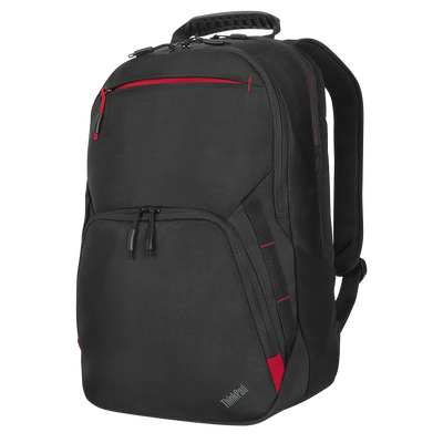 Lenovo thinkpad essential plus 15.6-inch backpack (eco), eco-friendly: made with recycled material, equivalent to over 8 plastic bottles, dedicated, separate laptop compartment, large storage area for documents and tech accessories, front zip pocket keeps