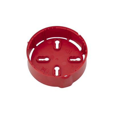 Hw baza pentru detectoarele morley-ias b501rf-rr; culoare: rosu , dimensiuni: inaltime 32mm, diametru 107mm, greutate: 48g.