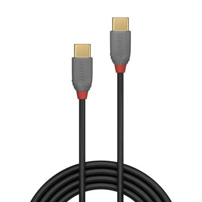 Cablu lindy 1m usb 2.0 type-c, anthra line