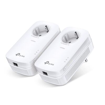 Tp-link av1200 gigabit passthrough powerline starter kit, tl-pa8010pkit, homeplug av2, homeplug av, ieee1901, ieee802.3, ieee802.3u,ieee802.3ab, 1*gigabit ethernet port, power socket, pair button, pwr,plc, eth