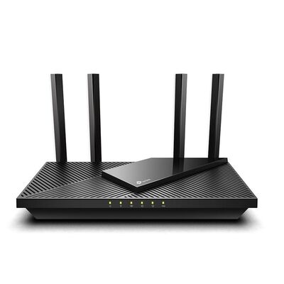 Tp-link wireless router, archer ax55 ;wi-fi 6 ,dual band ax3000 5 ghz: 2402 mbps (802.11ax), 2.4 ghz: 574 mbps(802.11ax), standard and protocol: ieee 802.11ax/ac/n/a 5 ghz, ieee 802.11ax/n/b/g 2.4 ghz4 x antene externe fixe, 1× port wan/lan gigabit, 4× po