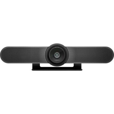 Logitech webcam meetup 4k, bluetooth, difuzoare incorporate, telecomanda, negru