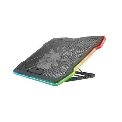 Stand racire laptop trust gxt 1126 aura multicolour-illuminated, negru