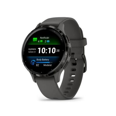 Ceas garmin venu 3s pebble gray slate