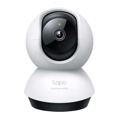 Tp-link tapo c220 camera supraveghere wi-fi pentru interior cu funcție pan/tilt și detectare ai, rezoluție: 2k 4mp qhd （2560 * 1440 px）, lentile: distanță focală: 4.0mm, f/no: 2.0, pan/tilt range:360° pe orizontală, 114° pe verticală, frame rate: 2560×144