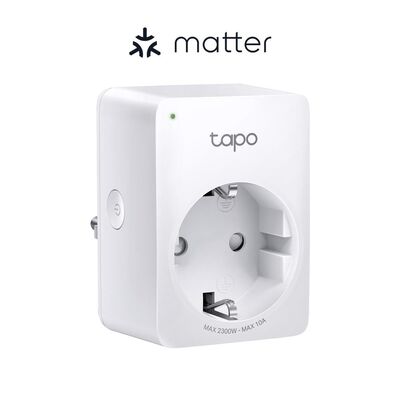 Tp-link tapo p100m mini priză wi-fi smart, compatibilă cu matter, wifi protocol: ieee 802.11b/g/n, bluetooth, 2.4ghz, dimensiuni: 72 × 51 × 40 mm, cerinte de alimentare: 100-240v~, incarcare maxima: 2,300w, 10a.